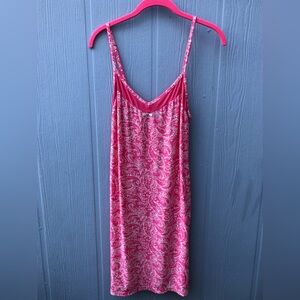 Marilyn Monroe Pink Paisley Short Night Gown